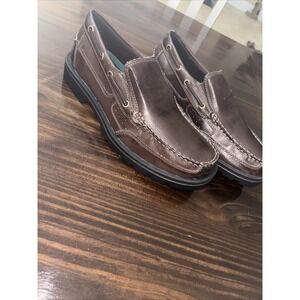 Men's BASS Burgandy  Walton Penny Loafers Leather Dress Shoes Size 9 M